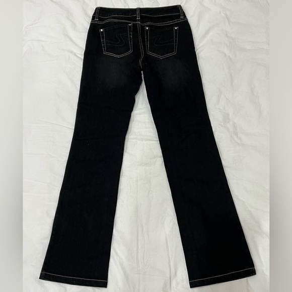 NWT White House Black Market Bootcut Black Jeans, Short Inseam - Picture 3 of 4